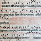 1586 ANTIPHONARIUM ROMANUM antique 16th CENTURY w/ ORIGINAL BINDING