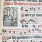 1586 ANTIPHONARIUM ROMANUM antique 16th CENTURY w/ ORIGINAL BINDING