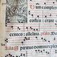 1586 ANTIPHONARIUM ROMANUM antique 16th CENTURY w/ ORIGINAL BINDING