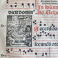 1586 ANTIPHONARIUM ROMANUM antique 16th CENTURY w/ ORIGINAL BINDING