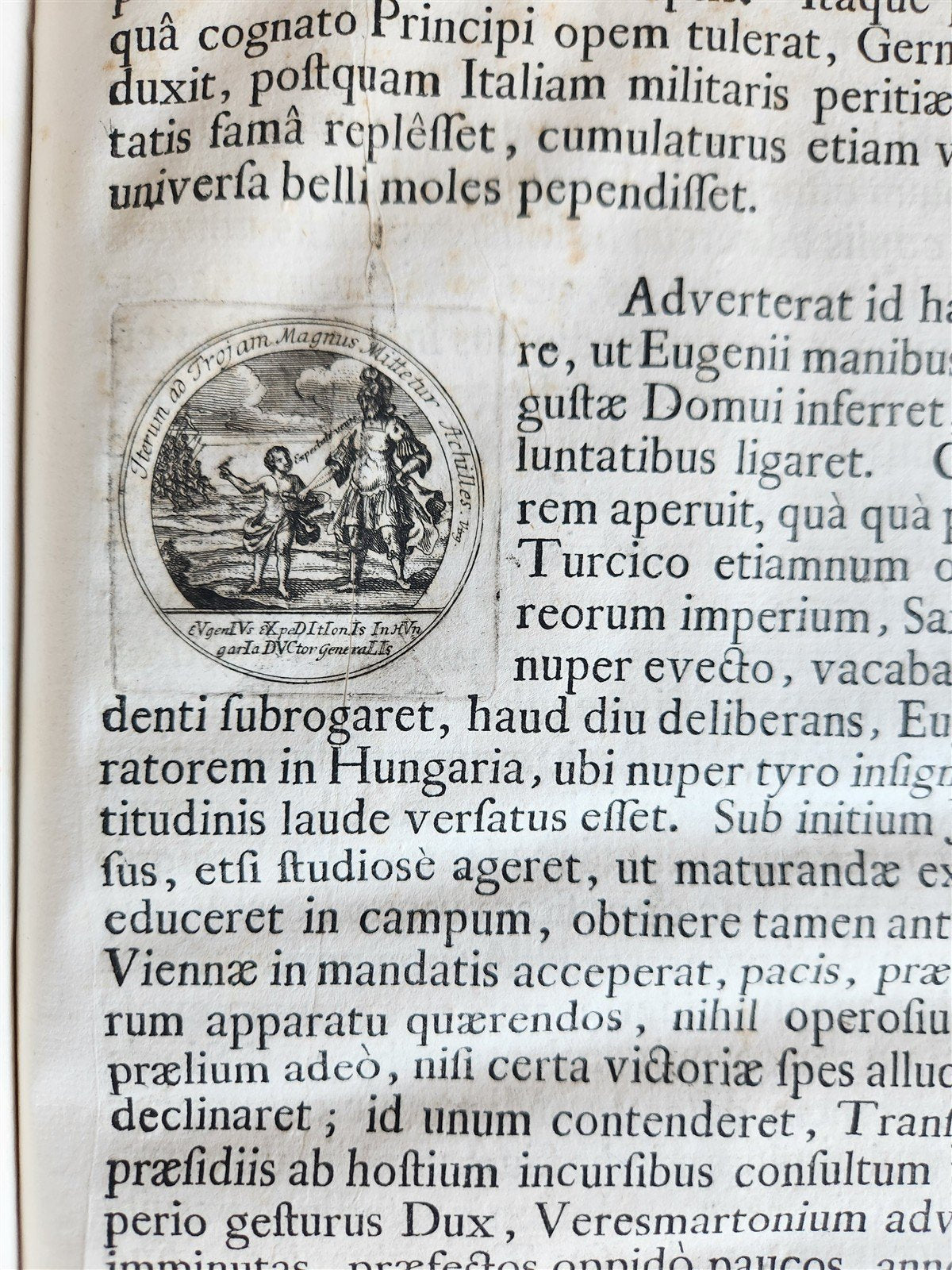 1735 PRINCE EUGENE of SAVOY AUSTRIAN FELDMARCHALL DEEDS antique ILLUSTRATED