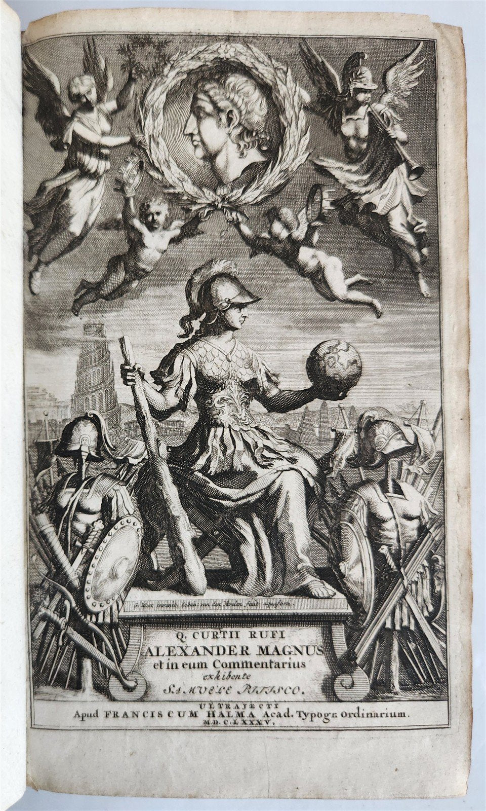 1685 HISTORY of ALEXANDER the GREAT antique ILLUSTRATED