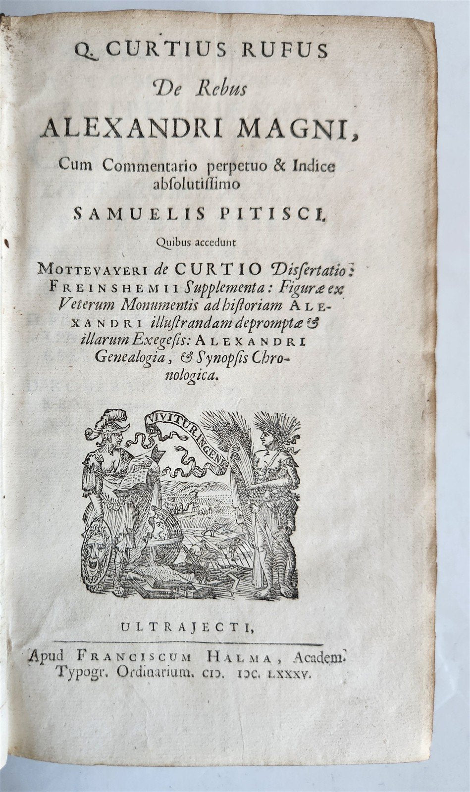 1685 HISTORY of ALEXANDER the GREAT antique ILLUSTRATED