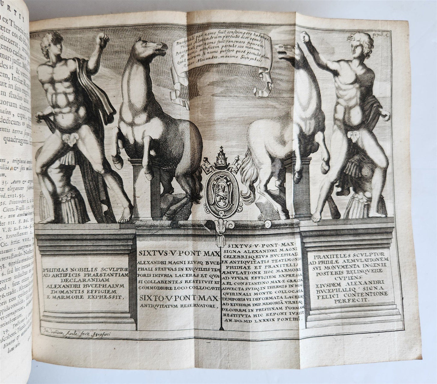 1685 HISTORY of ALEXANDER the GREAT antique ILLUSTRATED