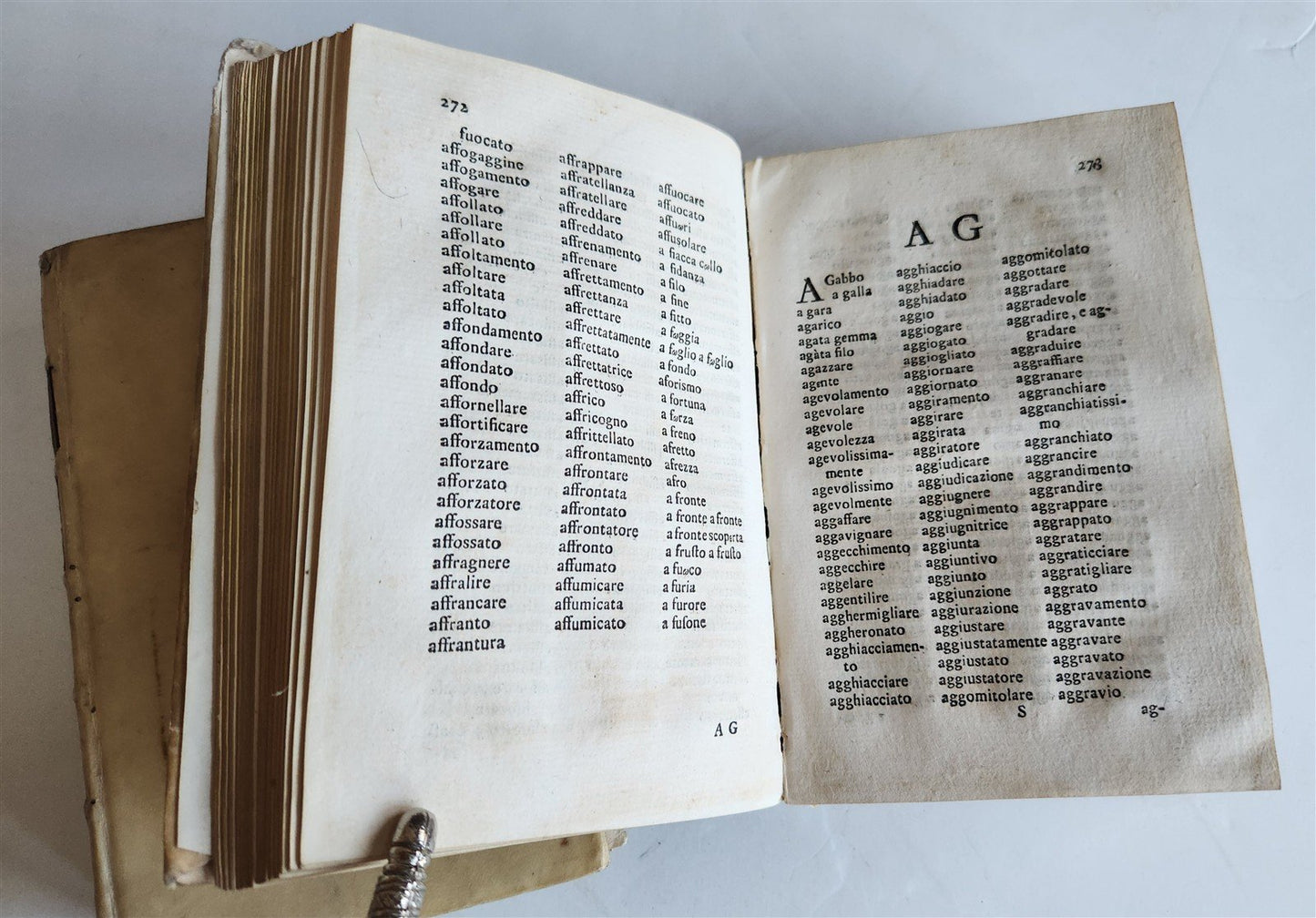 1721 TREATISE on DIALECTS of TUSCAN & VULGAR LATIN antique 2 VOLUMES