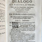 1721 TREATISE on DIALECTS of TUSCAN & VULGAR LATIN antique 2 VOLUMES