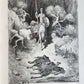 1869 DON QUIXOTE by CERVANTES illustrated by GUSTAVE DORE antique 2 FOLIO VOLS