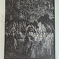 1869 DON QUIXOTE by CERVANTES illustrated by GUSTAVE DORE antique 2 FOLIO VOLS