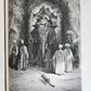1868 FABLES by J. de LA FONTAINE illustrated by GUSTAVE DORE antique FOLIO