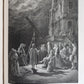1868 FABLES by J. de LA FONTAINE illustrated by GUSTAVE DORE antique FOLIO