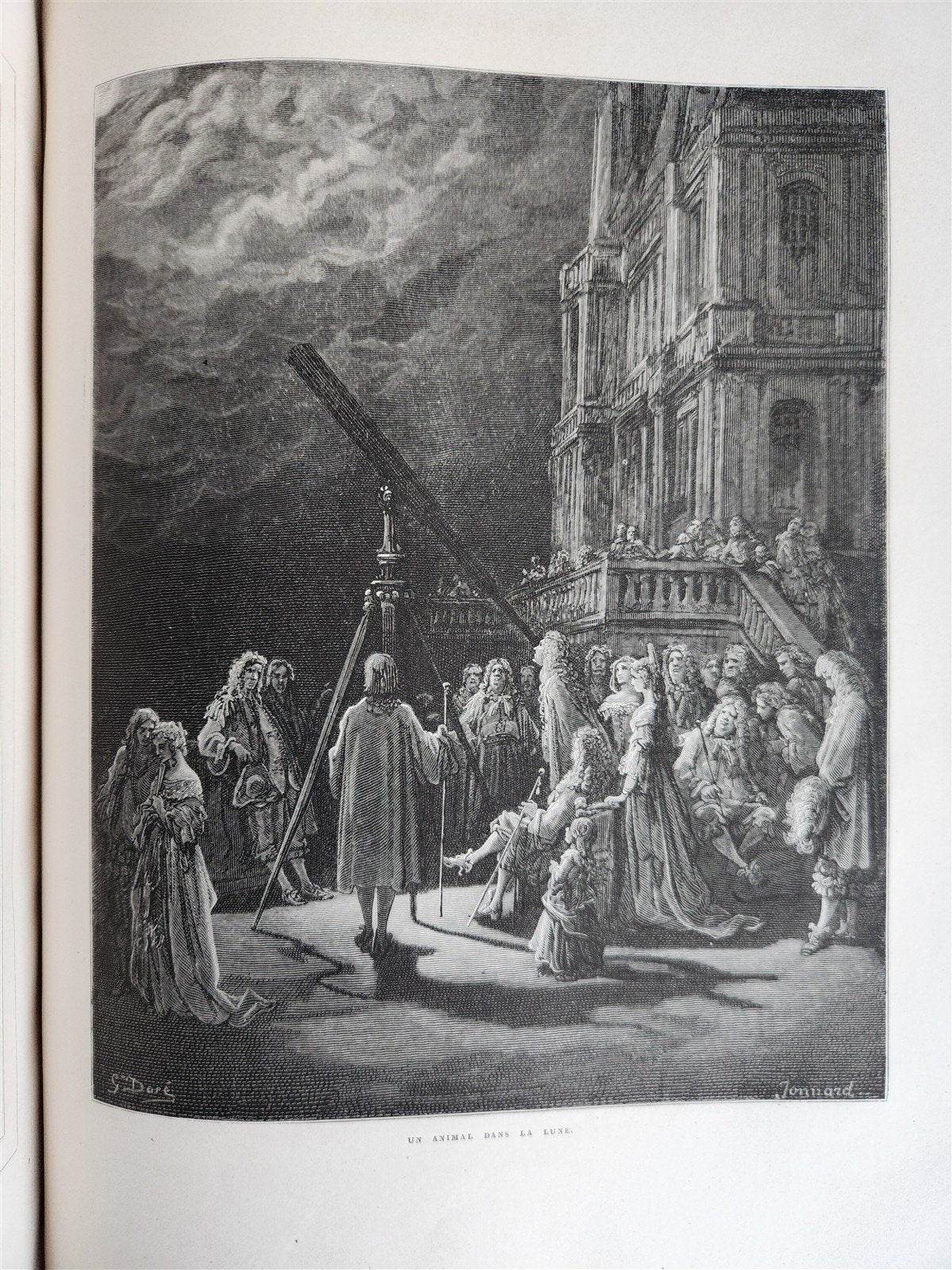 1868 FABLES by J. de LA FONTAINE illustrated by GUSTAVE DORE antique FOLIO