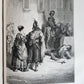 1868 FABLES by J. de LA FONTAINE illustrated by GUSTAVE DORE antique FOLIO