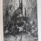 1868 FABLES by J. de LA FONTAINE illustrated by GUSTAVE DORE antique FOLIO