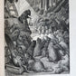 1868 FABLES by J. de LA FONTAINE illustrated by GUSTAVE DORE antique FOLIO