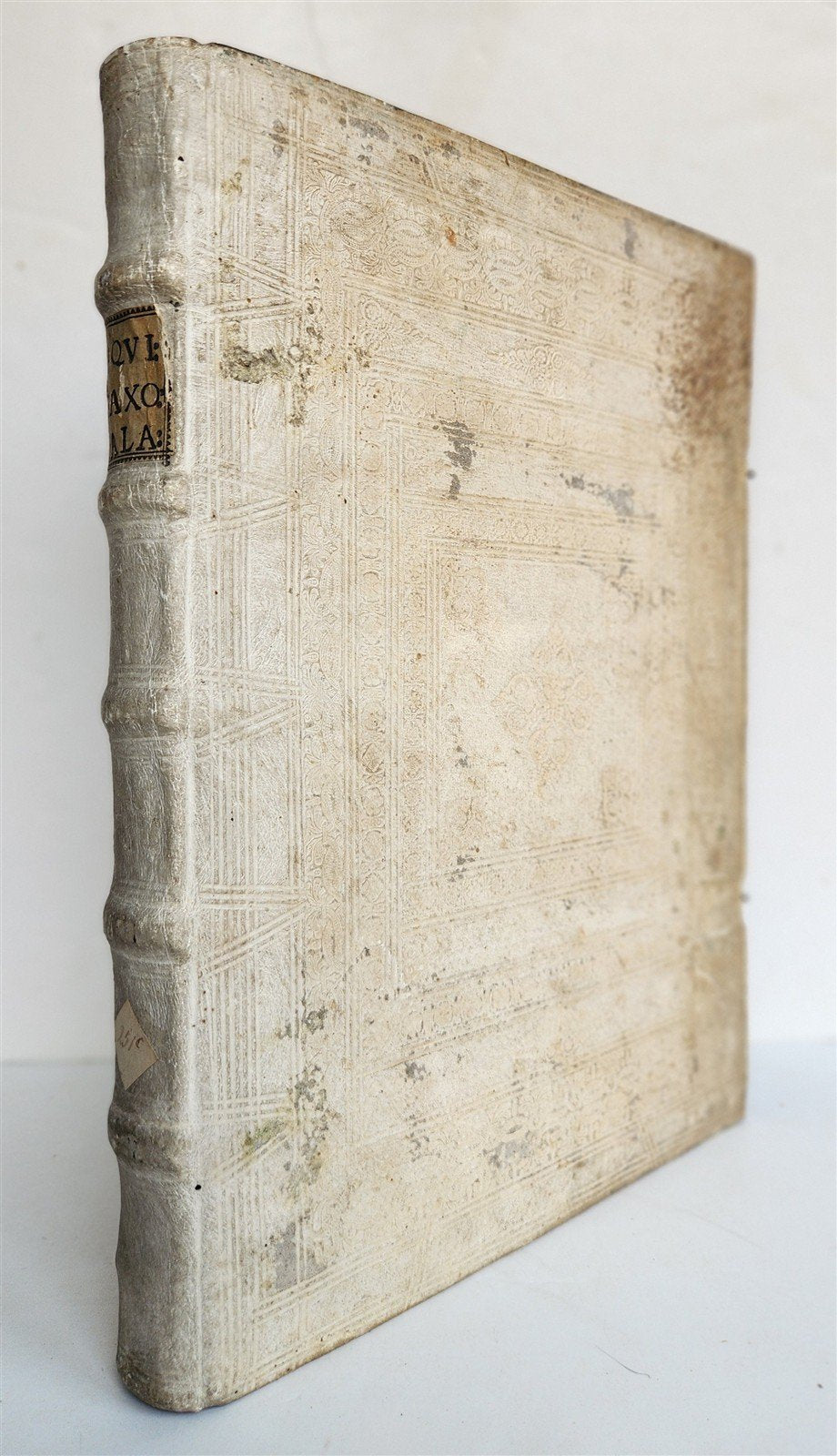 1673 SAXONY & BAVARIA HISTORY ILLUSTRATED FOLIO antique PIGSKIN BINDING