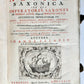 1673 SAXONY & BAVARIA HISTORY ILLUSTRATED FOLIO antique PIGSKIN BINDING