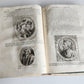 1673 SAXONY & BAVARIA HISTORY ILLUSTRATED FOLIO antique PIGSKIN BINDING