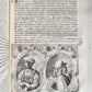 1673 SAXONY & BAVARIA HISTORY ILLUSTRATED FOLIO antique PIGSKIN BINDING
