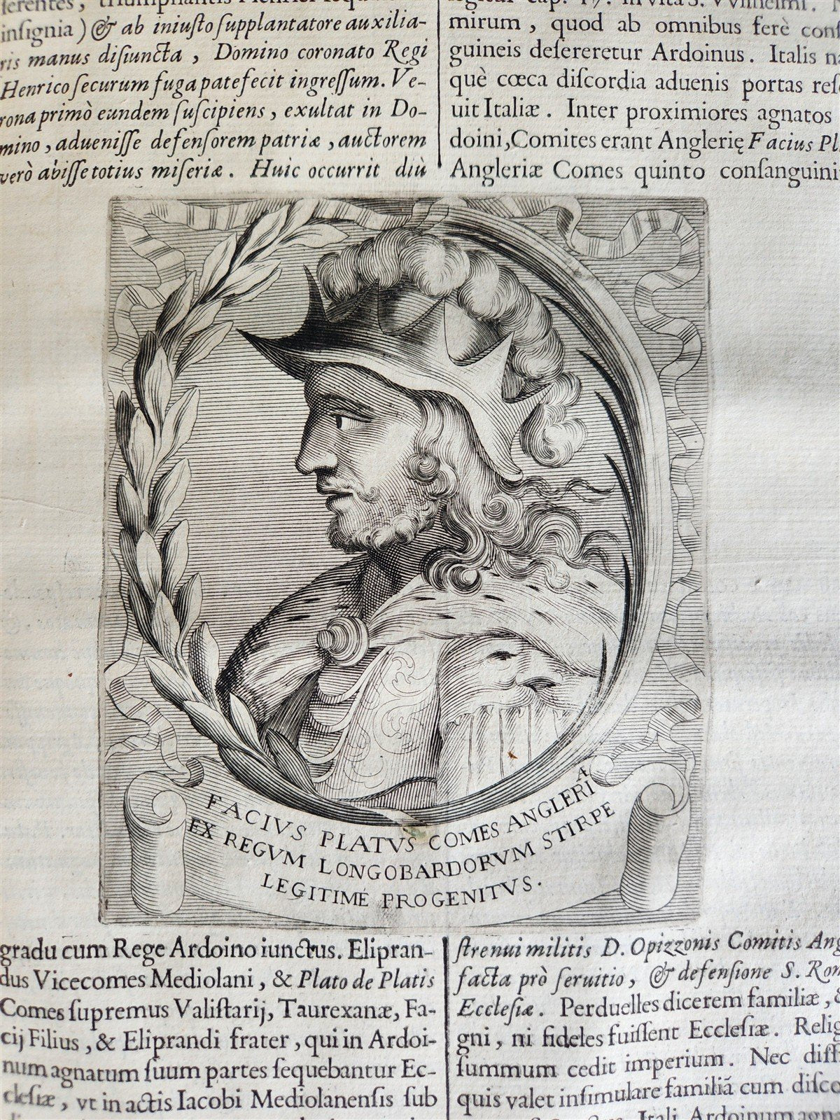 1673 SAXONY & BAVARIA HISTORY ILLUSTRATED FOLIO antique PIGSKIN BINDING