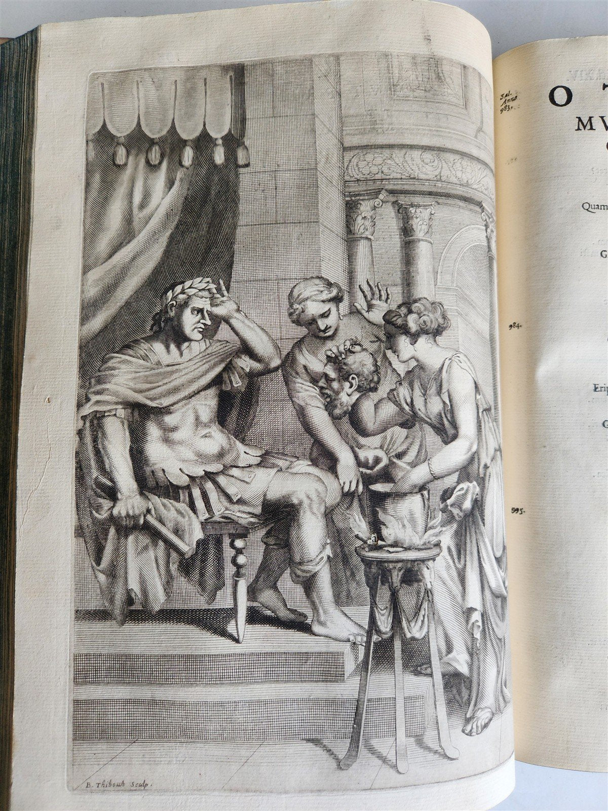 1673 SAXONY & BAVARIA HISTORY ILLUSTRATED FOLIO antique PIGSKIN BINDING