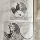1673 SAXONY & BAVARIA HISTORY ILLUSTRATED FOLIO antique PIGSKIN BINDING