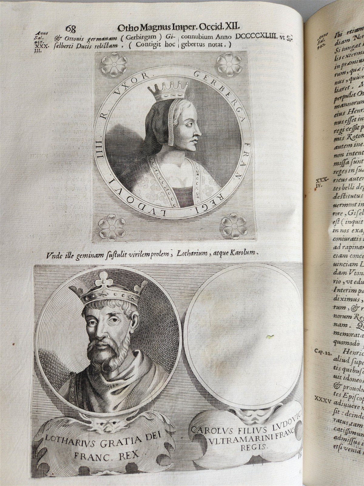1673 SAXONY & BAVARIA HISTORY ILLUSTRATED FOLIO antique PIGSKIN BINDING
