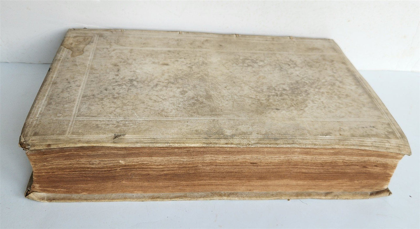 1601 HISTORY OF FRANCE LLUSTRATED FOLIO antique VELLUM De rebus gestis francorum