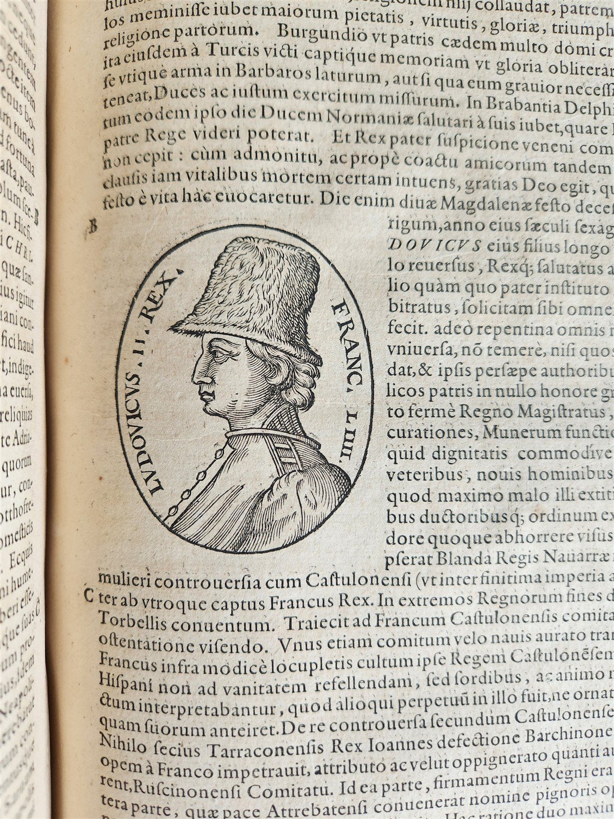 1601 HISTORY OF FRANCE LLUSTRATED FOLIO antique VELLUM De rebus gestis francorum