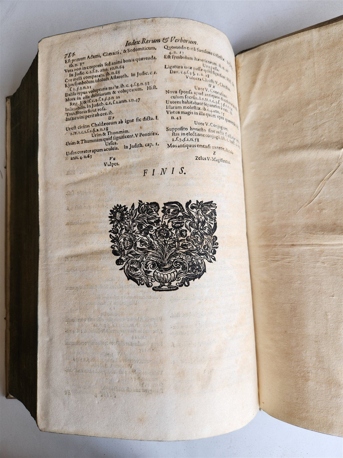 1700 SACRA de GENTIS HEBRAICAE GESTIS antique HAND TOOLED PIGSKIN BOUND FOLIO