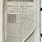 1617 De INQUISITIONE PACIS by JACOBI ALVAREZ antique HAND TOOLED PIGSKIN FOLIO