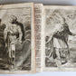 1734 BIBLE IN GERMAN ILLUSTRATED antique 2 FOLIO VOLUMES