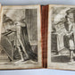 1734 BIBLE IN GERMAN ILLUSTRATED antique 2 FOLIO VOLUMES