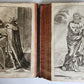 1734 BIBLE IN GERMAN ILLUSTRATED antique 2 FOLIO VOLUMES