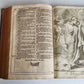 1734 BIBLE IN GERMAN ILLUSTRATED antique 2 FOLIO VOLUMES