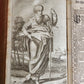1734 BIBLE IN GERMAN ILLUSTRATED antique 2 FOLIO VOLUMES
