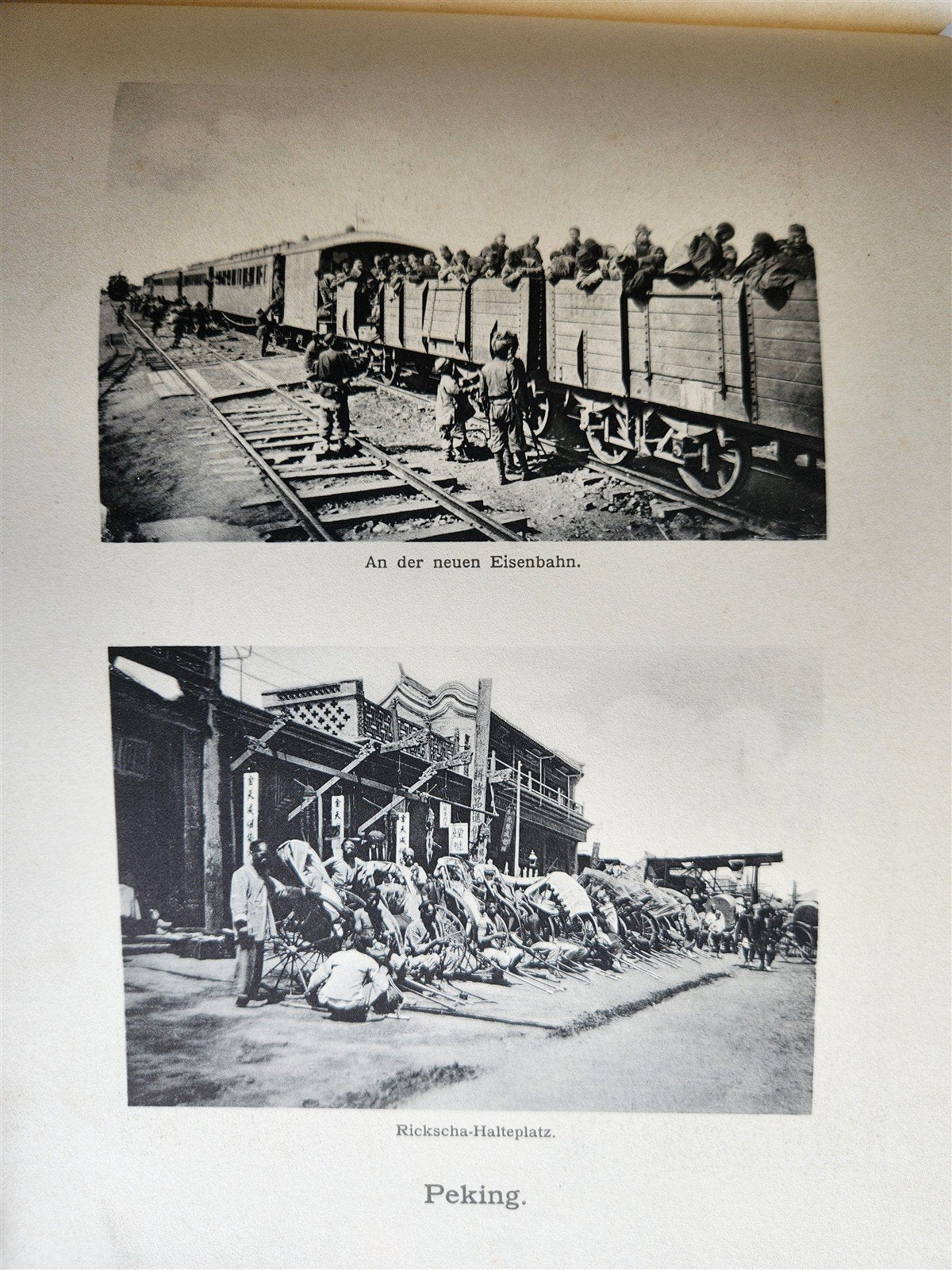 1902 PHOTO HISTORY of PEKING CHINA DURING BOXER REBELLION antique w/ MAP