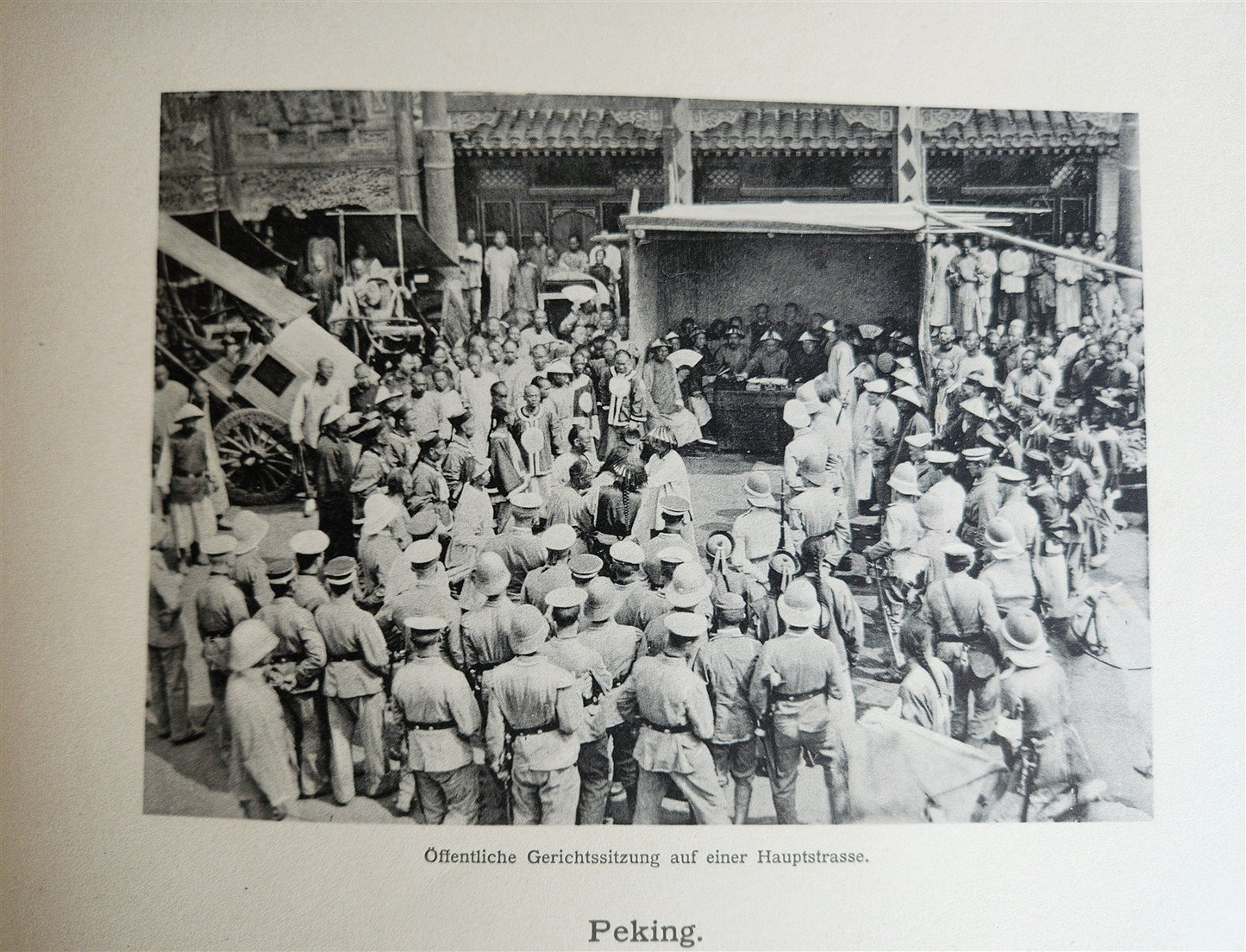 1902 PHOTO HISTORY of PEKING CHINA DURING BOXER REBELLION antique w/ MAP