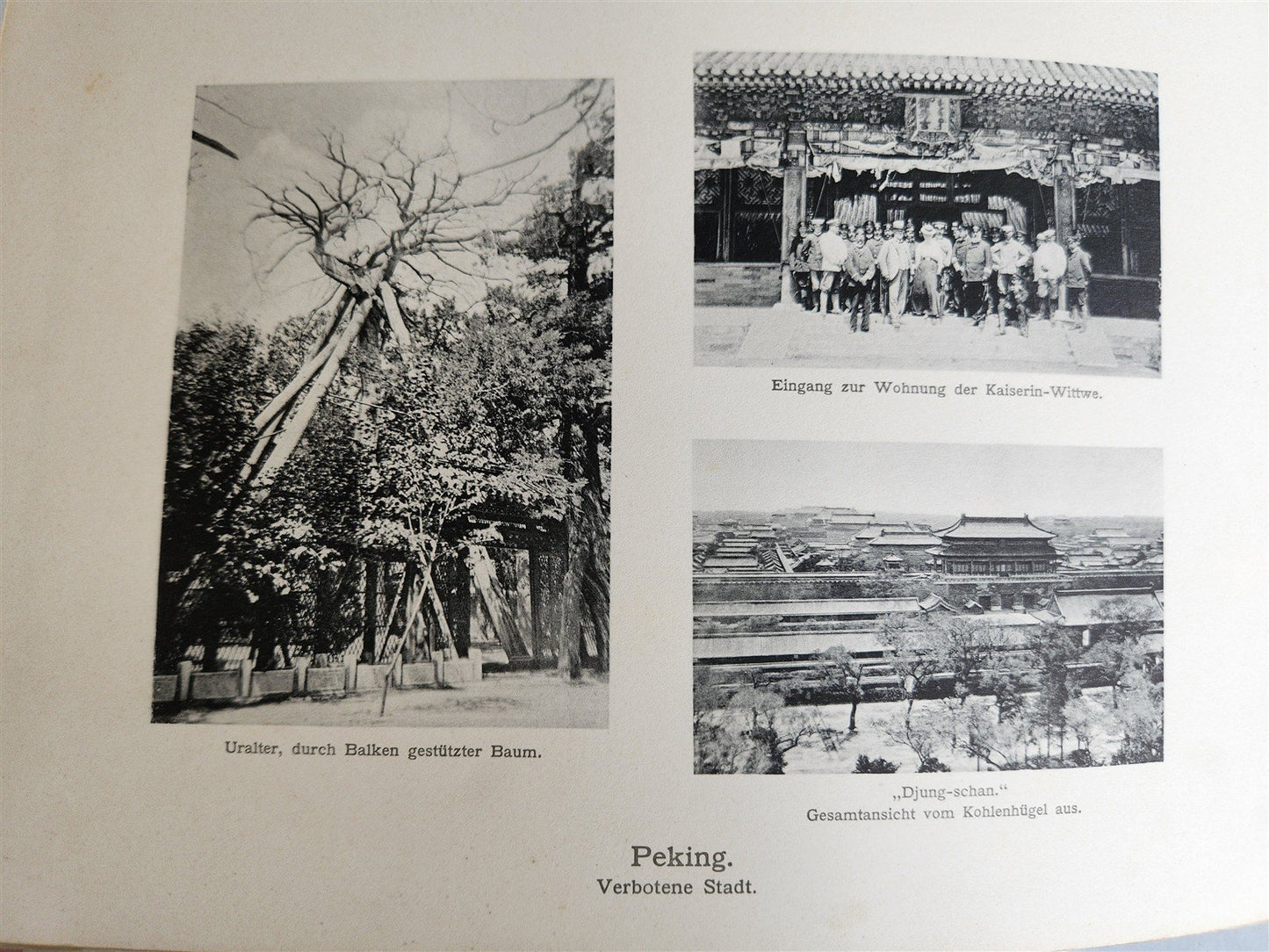 1902 PHOTO HISTORY of PEKING CHINA DURING BOXER REBELLION antique w/ MAP