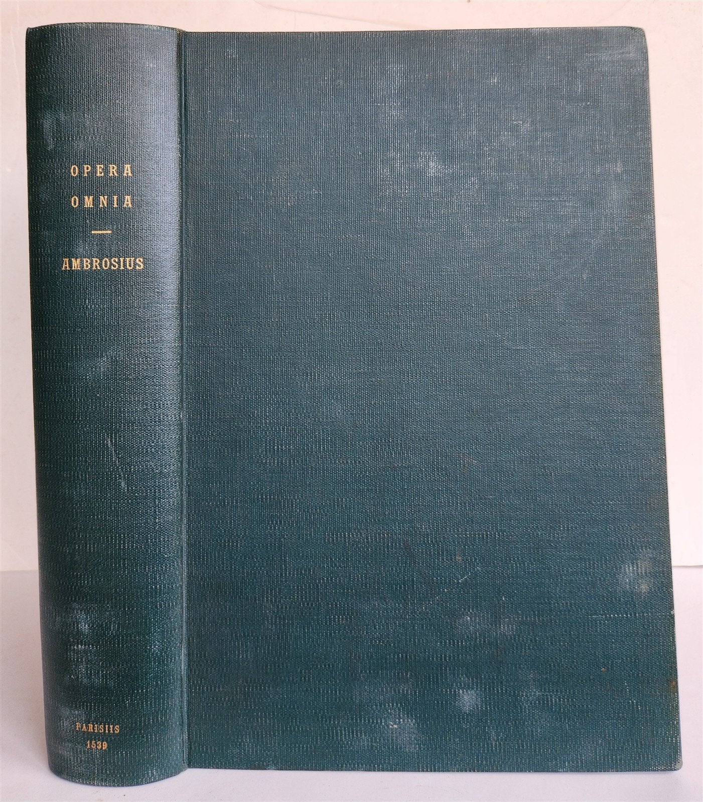 1539 DIVI AMBROSII OMNIA OPERA antique 16th CENTURY MASSIVE FOLIO