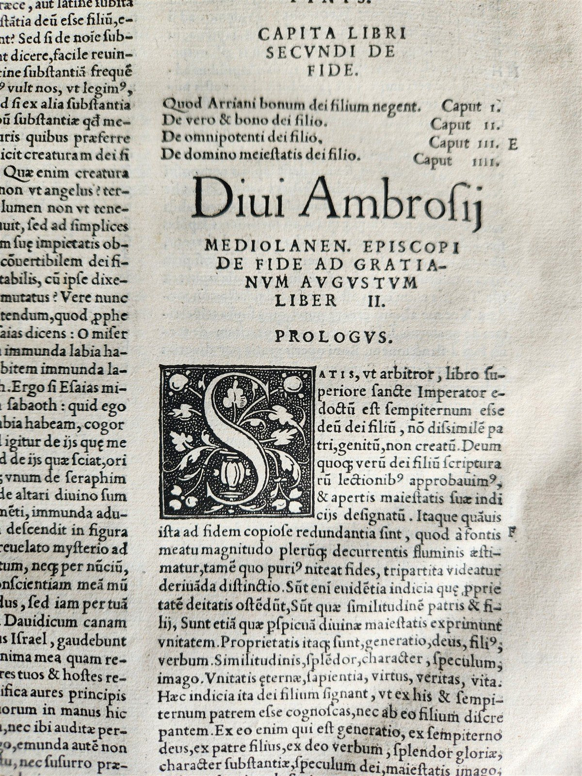 1539 DIVI AMBROSII OMNIA OPERA antique 16th CENTURY MASSIVE FOLIO