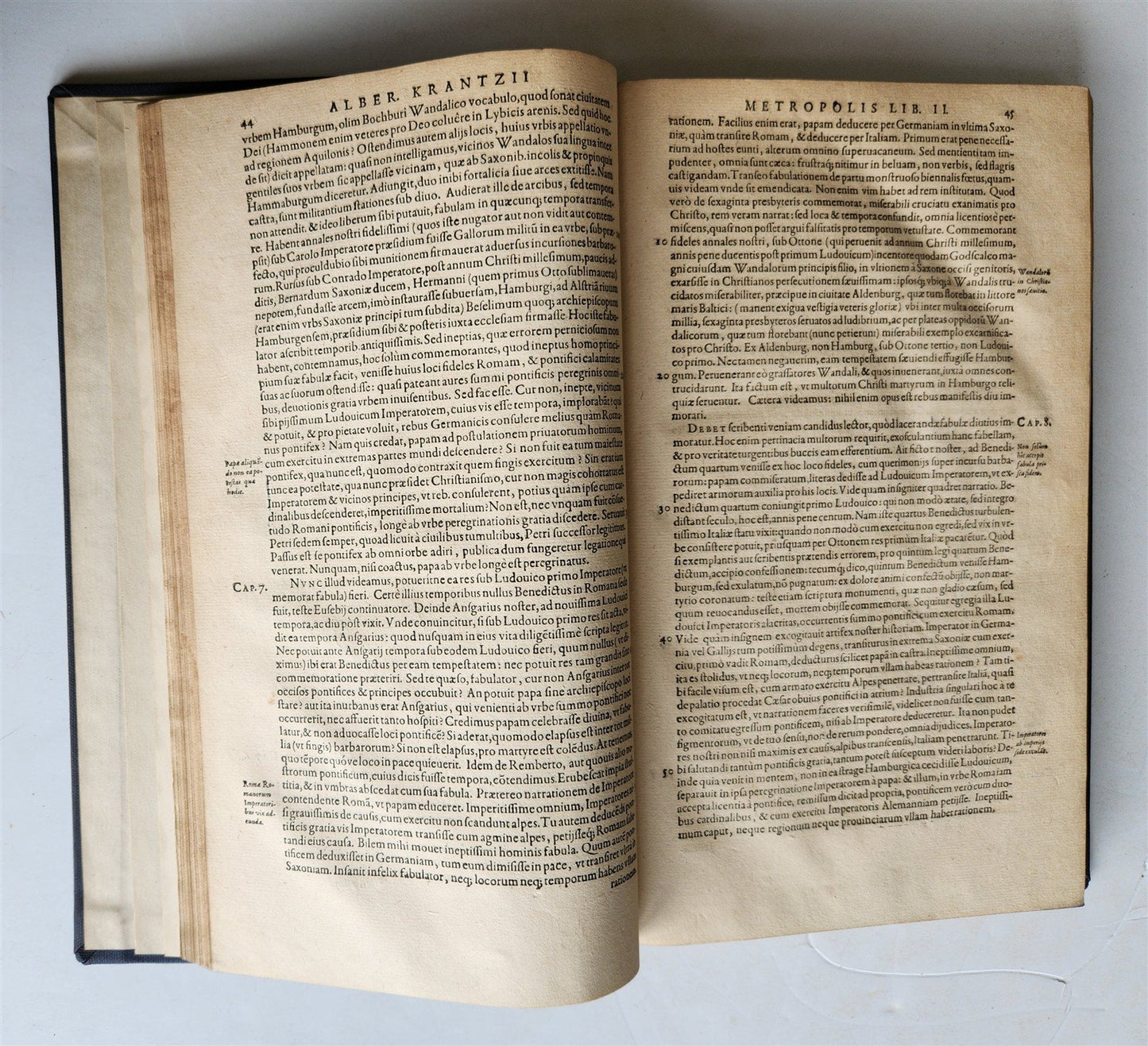 1590 CHURCH HISTORY of LOWER SAXONY in LATIN antique 16th CENTURY FOLIO