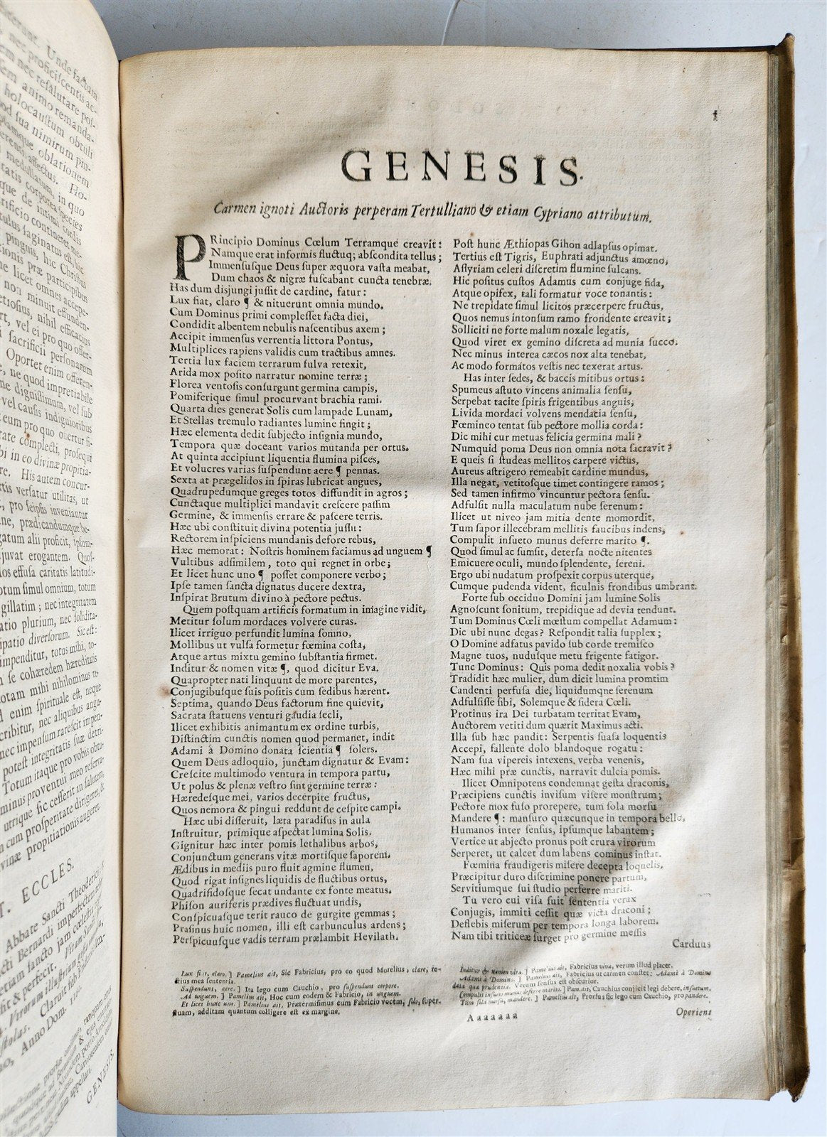 1682 WORKS of ST. CYPRIAN antique 17th CENTURY VELLUM BOUND FOLIO