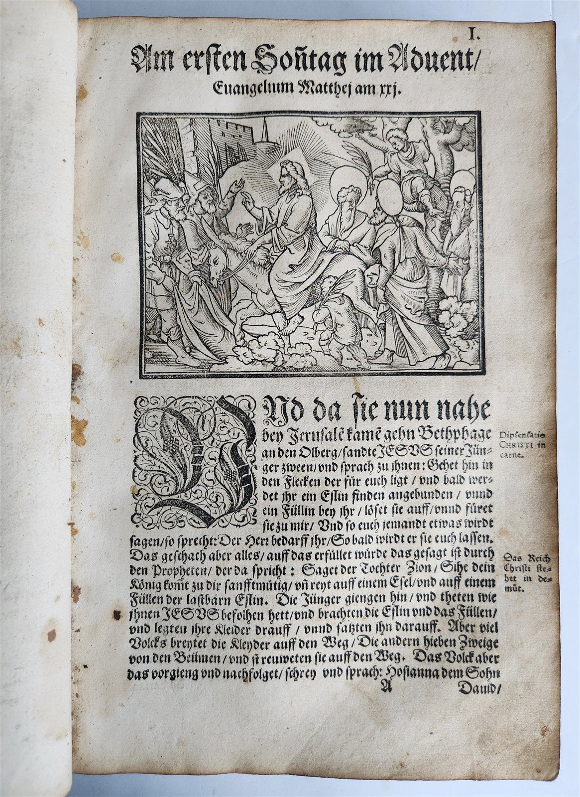 1586 BIBLE COMMENTARY by JOHANN WERNER in GERMAN antique ILLUSTRATED rare FOLIO