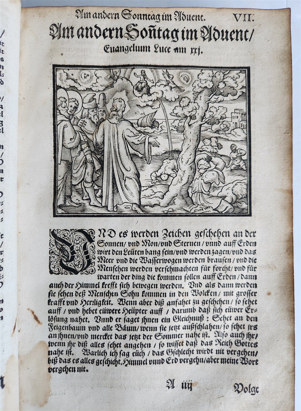 1586 BIBLE COMMENTARY by JOHANN WERNER in GERMAN antique ILLUSTRATED rare FOLIO