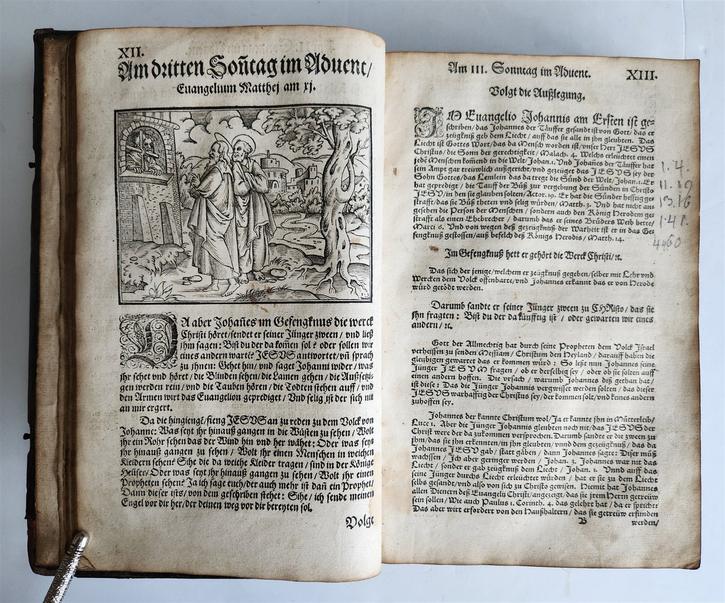 1586 BIBLE COMMENTARY by JOHANN WERNER in GERMAN antique ILLUSTRATED rare FOLIO