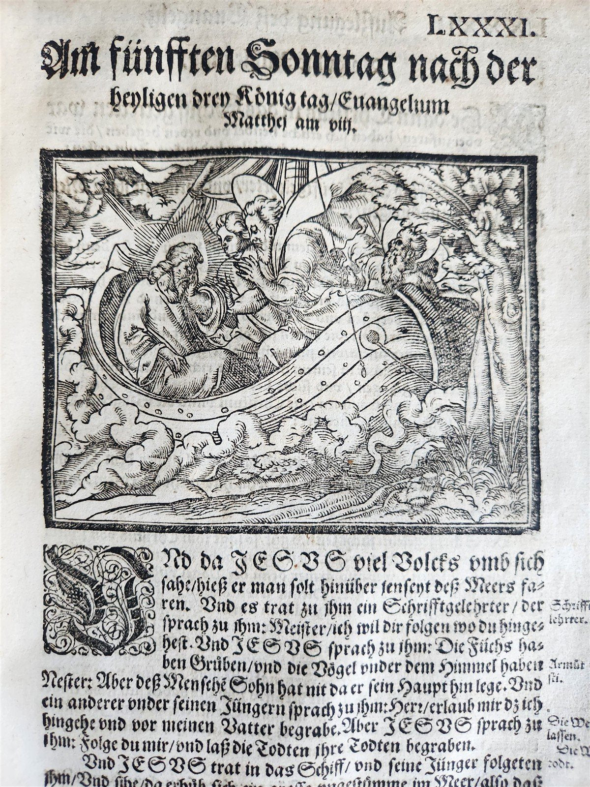 1586 BIBLE COMMENTARY by JOHANN WERNER in GERMAN antique ILLUSTRATED rare FOLIO