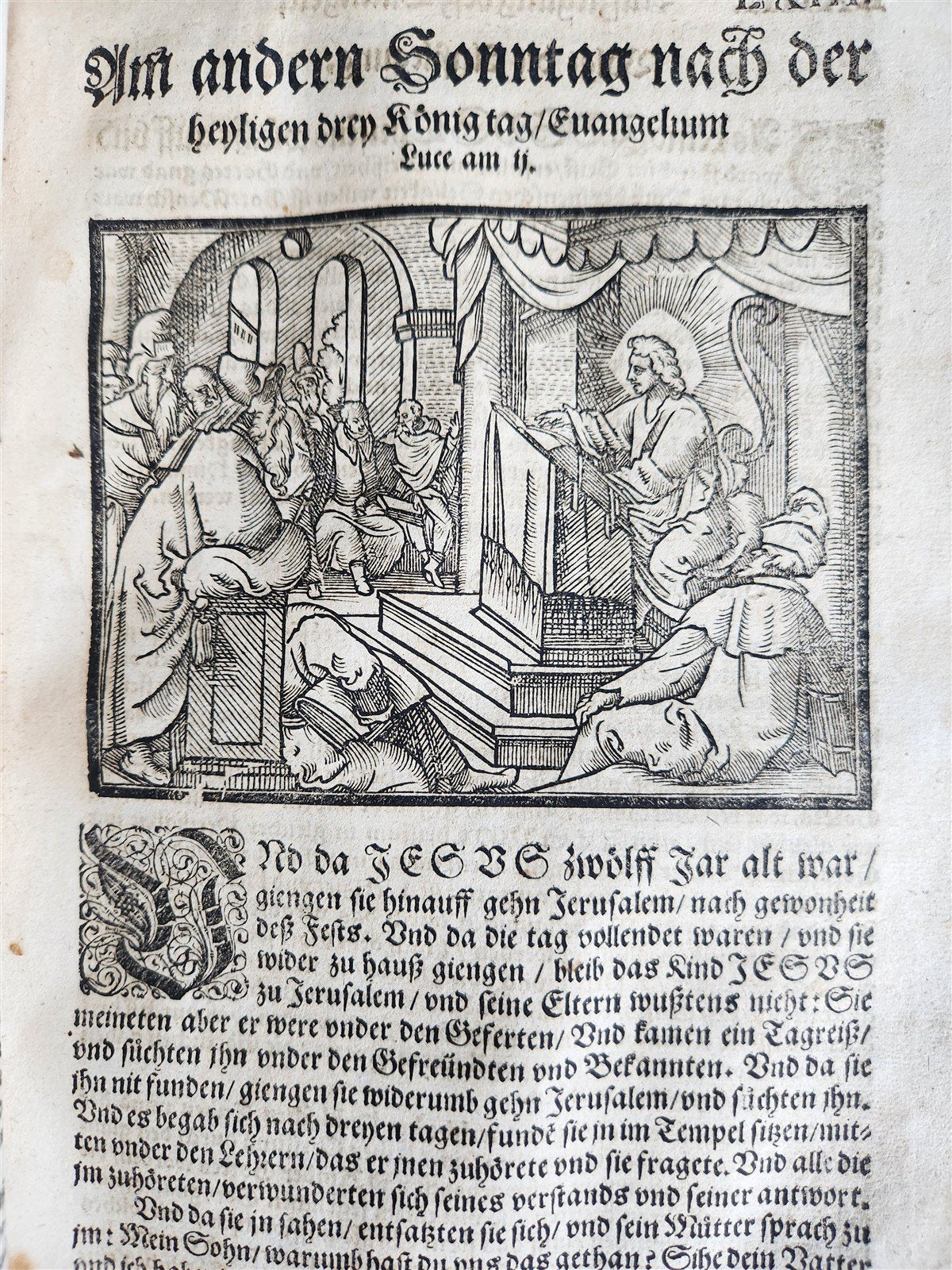 1586 BIBLE COMMENTARY by JOHANN WERNER in GERMAN antique ILLUSTRATED rare FOLIO