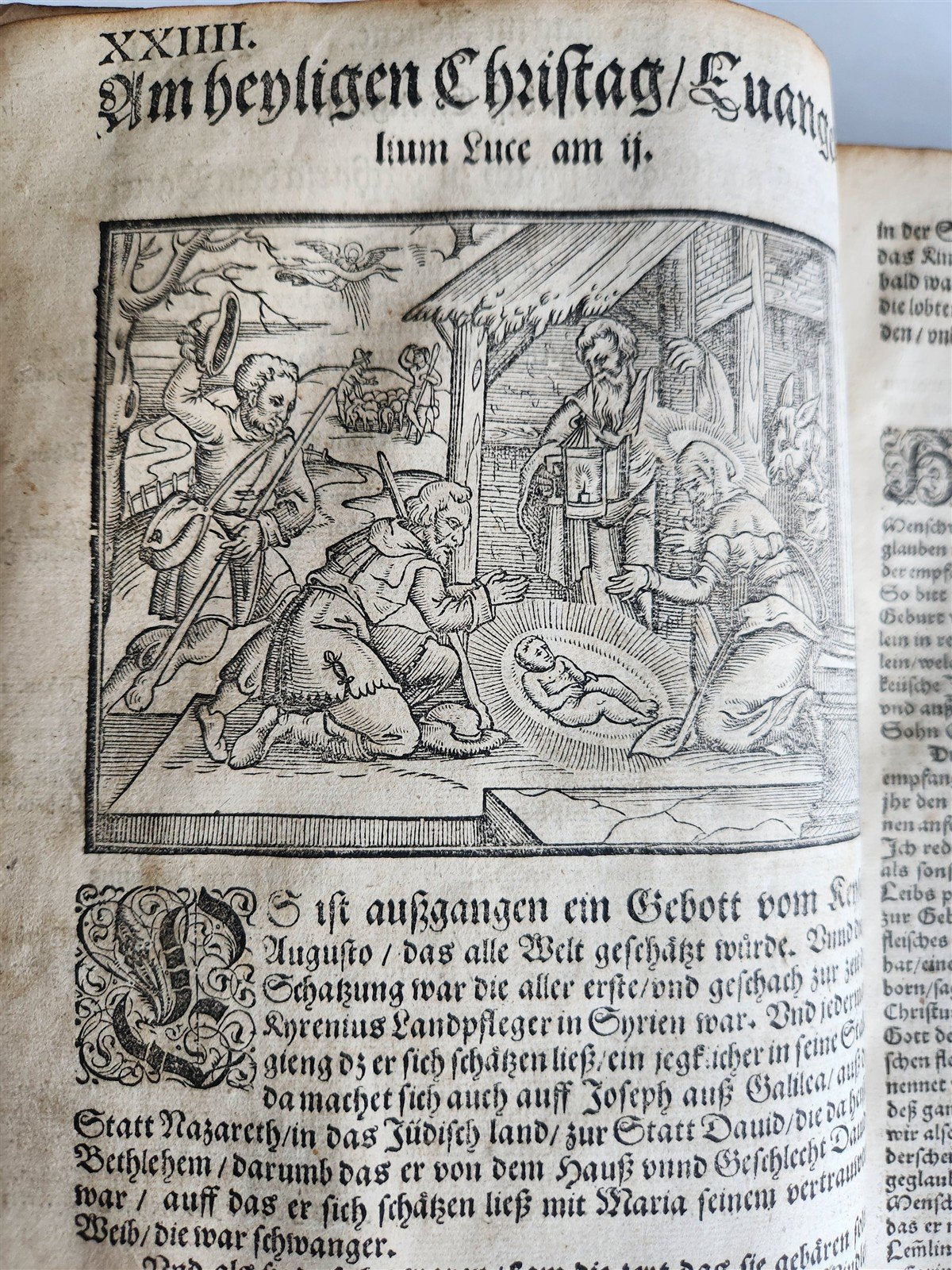 1586 BIBLE COMMENTARY by JOHANN WERNER in GERMAN antique ILLUSTRATED rare FOLIO