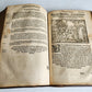 1586 BIBLE COMMENTARY by JOHANN WERNER in GERMAN antique ILLUSTRATED rare FOLIO