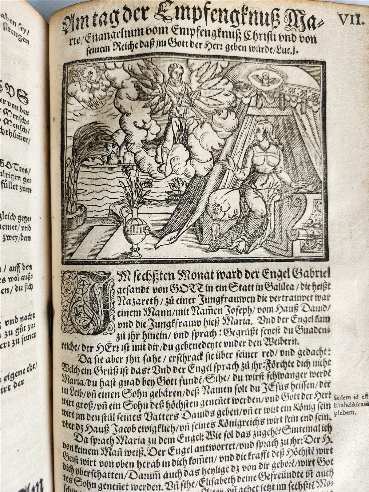 1586 BIBLE COMMENTARY by JOHANN WERNER in GERMAN antique ILLUSTRATED rare FOLIO